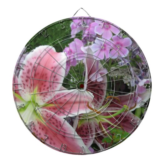 Jeu De Fléchettes Pretty Flowers Dartboard (Devant)