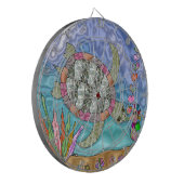 Jeu De Fléchettes Psychédélic Sea Turtle Seahorse (Devant gauche)