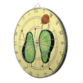 Jeu De Fléchettes Puits vert encourageant drôle d'appui renversé (Devant droit)