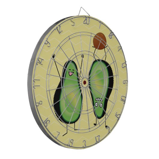 Jeu De Fléchettes Puits vert encourageant drôle d'appui renversé (Devant gauche)