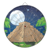 Jeu De Fléchettes Pyramide aztèque (Devant)