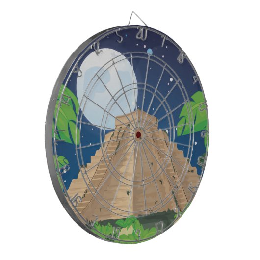 Jeu De Fléchettes Pyramide aztèque (Devant gauche)