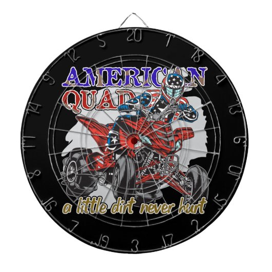 Jeu De Fléchettes Quadruple américain (Devant)