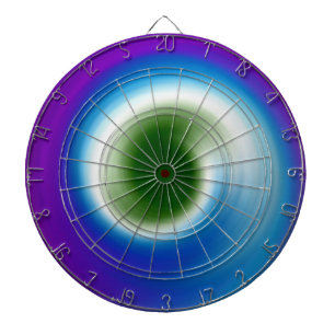Jeu De Fléchettes Rainbow Swirl art abstrait