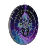 Jeu De Fléchettes Rainbow Swirl art abstrait 8 (Devant gauche)