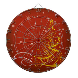 Jeu De Fléchettes Red Christmas scene
