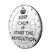 Jeu De Fléchettes Restez Calme Et Commencez La Révolution (Devant droit)