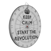 Jeu De Fléchettes Restez Calme Et Commencez La Révolution (Devant gauche)