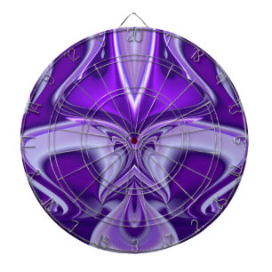 Jeu De Fléchettes Rêves de fleurs violettes
