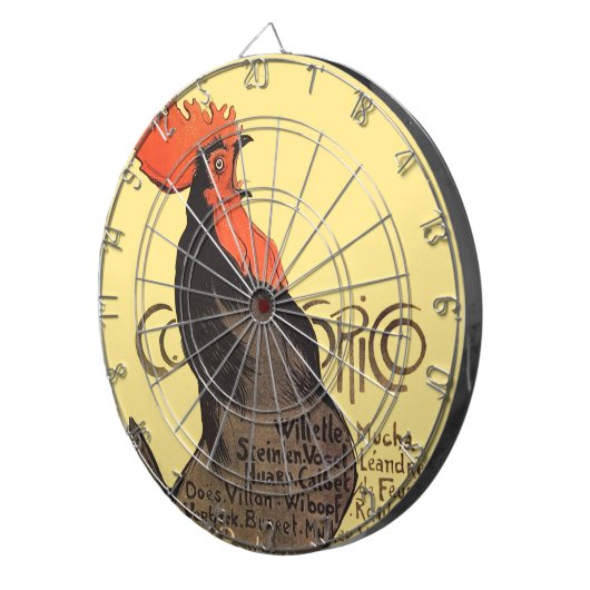 Jeu De Fléchettes Rooster Steinlen Cocorico (Devant droit)
