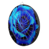 Jeu De Fléchettes Rose bleu spectaculaire (Devant droit)