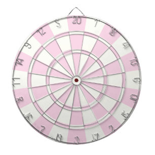 Jeu De Fléchettes Rose Clair Et Blanc