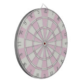 Jeu De Fléchettes Rose Clair Et Blanc (Devant gauche)