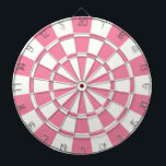 Jeu De Fléchettes Rose Et Blanc<br><div class="desc">Cible de flechettes Rose Et Blanc</div>