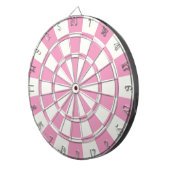 Jeu De Fléchettes Rose Et Blanc Doux (Devant droit)