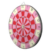 Jeu De Fléchettes Rose Et Rouge Vintage (Devant droit)