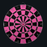 Jeu De Fléchettes Rose Foncé Et Noir<br><div class="desc">Cible de flechettes Rose Foncé Et Noir</div>