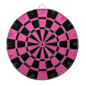 Jeu De Fléchettes Rose Foncé Et Noir (Devant)