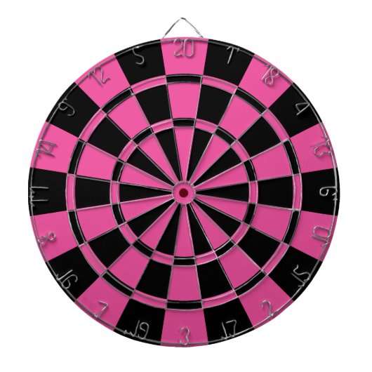 Jeu De Fléchettes Rose Foncé Et Noir (Devant)