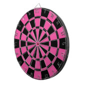 Jeu De Fléchettes Rose Foncé Et Noir (Devant droit)