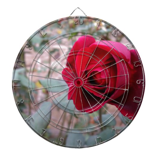 Jeu De Fléchettes Rose rouge d'automne (Devant)