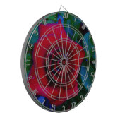 Jeu De Fléchettes Roses rouges aux tons bleus (Devant gauche)