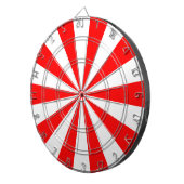 Jeu De Fléchettes Rouge et blanc (Devant droit)