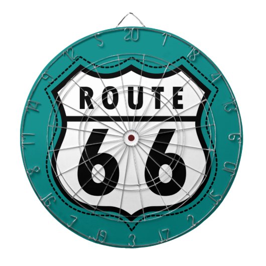 Jeu De Fléchettes Route 66 sign (Devant)