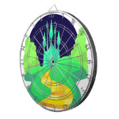 Jeu De Fléchettes route en brique jaune (Devant droit)