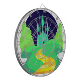 Jeu De Fléchettes route en brique jaune (Devant gauche)