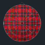 Jeu De Fléchettes Royal Stewart tartan rouge noir plaid<br><div class="desc">Royal Stewart clan tartan rouge noir plaid</div>