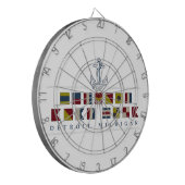 Jeu De Fléchettes Salutations de Detroit (Devant gauche)