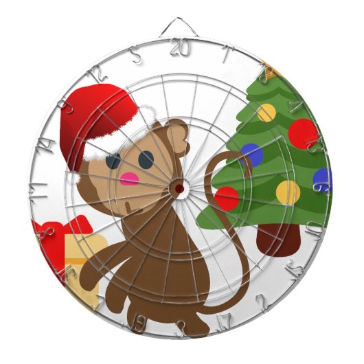 Jeu De Fléchettes santa claus monkey emoji (Devant)