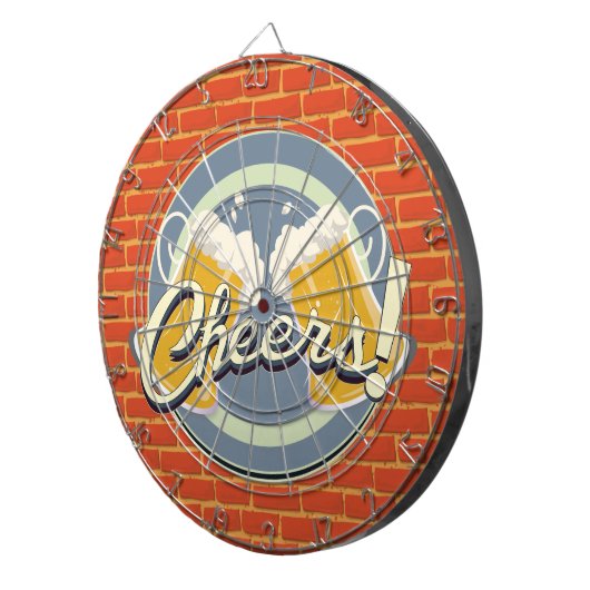 Jeu De Fléchettes Santé! Panneau du pub (Devant droit)