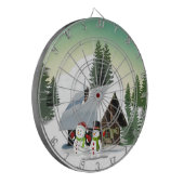 Jeu De Fléchettes Scène des neiges de Noël (Devant gauche)