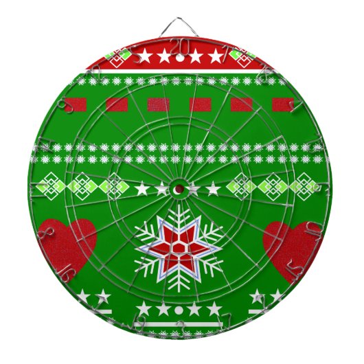 Jeu De Fléchettes Scène d'hiver scandinave (Devant)