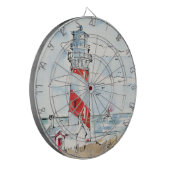 Jeu De Fléchettes Scène rouge et blanche de phare (Devant gauche)