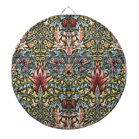 Jeu De Fléchettes Schéma floral William Morris Snakeshead (Devant)