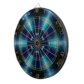 Jeu De Fléchettes Sci-Fi Galaxy Blue Light abstract art 4 (Devant droit)