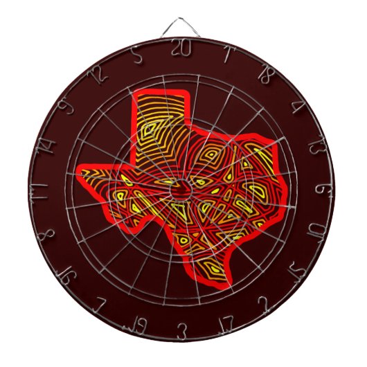 Jeu De Fléchettes Scribble Texas (Devant)