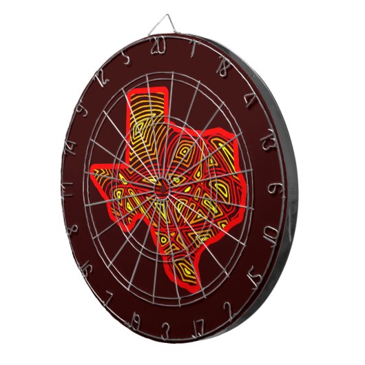 Jeu De Fléchettes Scribble Texas (Devant droit)