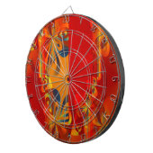 Jeu De Fléchettes Seamless Graphic Design - rouge orange I (Devant droit)