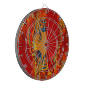 Jeu De Fléchettes Seamless Graphic Design - rouge orange I (Devant gauche)