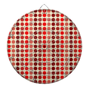 Jeu De Fléchettes Shades of Red Pois par Shirley Taylor