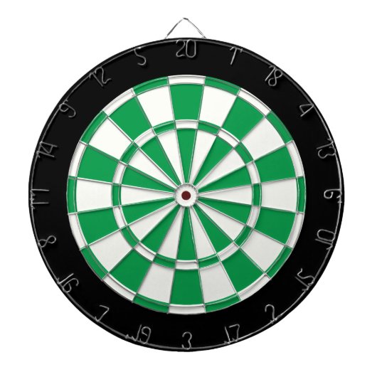 Jeu De Fléchettes Shamrock Vert Noir Et Blanc (Devant)