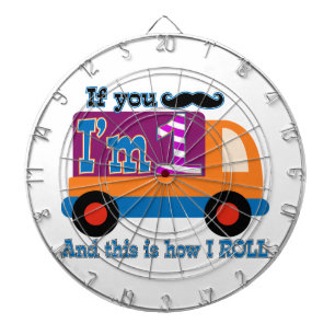 Jeu De Fléchettes Si vous moustache, je suis un et voici comment je 