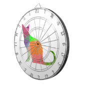 Jeu De Fléchettes Silhouette de chat à faible densité (Devant droit)