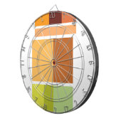 Jeu De Fléchettes Simple propreté moderne minimaliste (Devant droit)