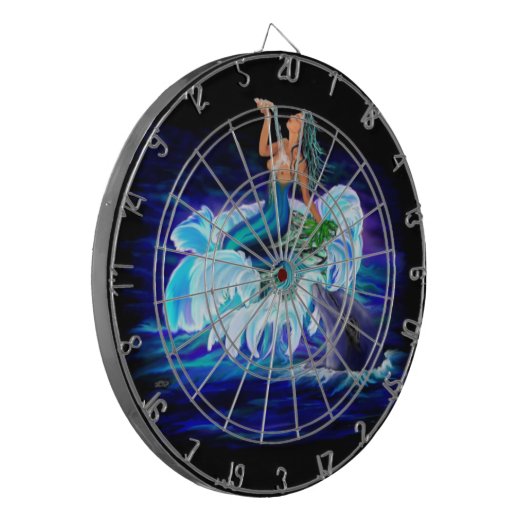 Jeu De Fléchettes Sirène avec dauphin (Devant gauche)