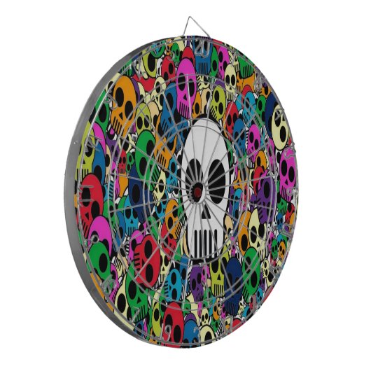 Jeu De Fléchettes skull background (Devant gauche)